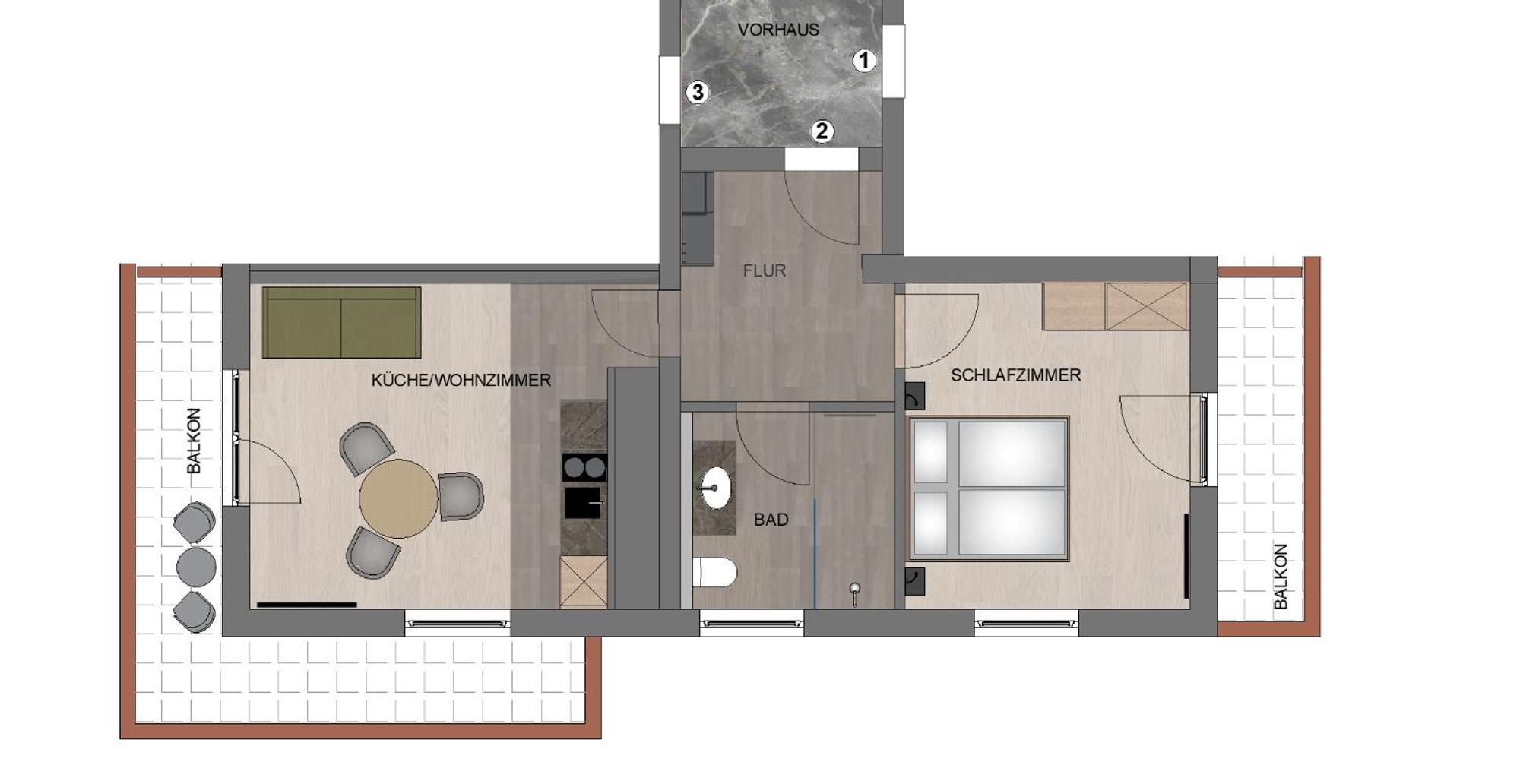 Hauszeit Appartements Eksteriør billede